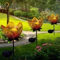 LED Solar Landscape Lights Flower Shaped LED Garden Lights