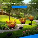 LED Solar Landscape Lights Flower Shaped LED Garden Lights