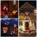 Remote-Controlled Projector Lamp Indoor Outdoor Waterproof Durable Celebration Decorative Light 12 Slides Changeable Automatical