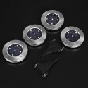 Solar Power LED Ground Lights 5 LEDs Lawn Lamp