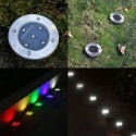 Solar Power LED Ground Lights 5 LEDs Lawn Lamp