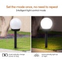 2Pcs Outdoor Waterproof LED Solar Ball Light Garden Lawn Lamp Path Ground Light