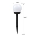 2Pcs Outdoor Waterproof LED Solar Ball Light Garden Lawn Lamp Path Ground Light