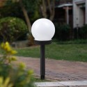 2Pcs Outdoor Waterproof LED Solar Ball Light Garden Lawn Lamp Path Ground Light