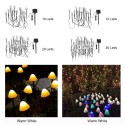 Solar String Lights Outdoor Garden Waterproof Lawn Lighting Decoration Led Mushroom Lamp String