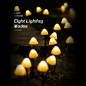 Solar String Lights Outdoor Garden Waterproof Lawn Lighting Decoration Led Mushroom Lamp String