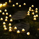 Solar String Lights Outdoor Garden Waterproof Lawn Lighting Decoration Led Mushroom Lamp String