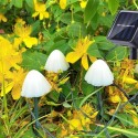 Solar String Lights Outdoor Garden Waterproof Lawn Lighting Decoration Led Mushroom Lamp String