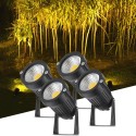 Tomshine 5W 4 Pack COB LED Lawn Lamp AC/DC 12V Outdoor Decorative Landscape light 500LM Super Bright High Power Spotlight for Ga