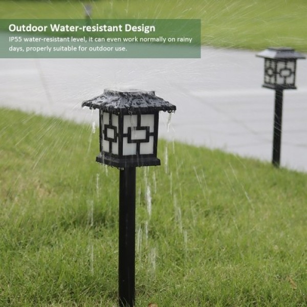 Solar Lights Outdoor Landscape Lighting Lawn Lamp Solar Powered Light for Pathway Garden Patio Yard Decoration