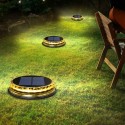 Solar Ground Lights LED Warm Light