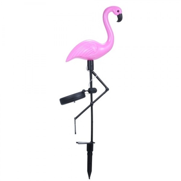 0.3W Solar Powered Energy LED Flamingo Design Lawn Lamp