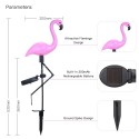 0.3W Solar Powered Energy LED Flamingo Design Lawn Lamp