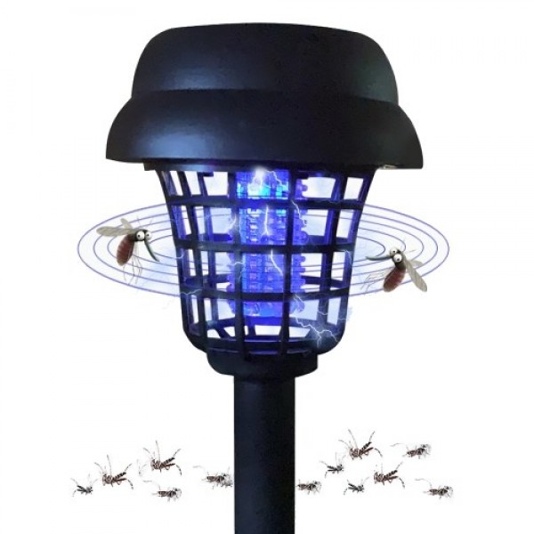 Solar Powered Bug Zapper Light