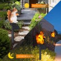 Solar Lawn Light Squirrel Shape Lawn