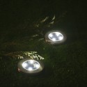 Tomshine 4Pcs Solar Powered Ground Light Outdoor Lamp Water-resistant