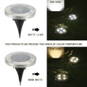 Tomshine 4Pcs Solar Powered Ground Light Outdoor Lamp Water-resistant