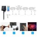 LED Solar Fiber Optic Light Color Jellyfish Light Garden Lawn Light Outdoor Waterproof Decorative Light One to Five