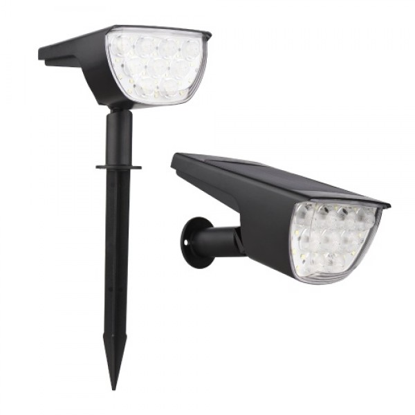 30 LEDs Solar Powered Wall Light Lawn Lamp Outdoor Waterproof Garden Lamp Night Light