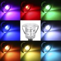 10pcs LED Deck Lights with Remote Control 16 RGBW Colors and 4 Lighting Modes