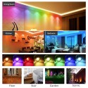 10pcs LED Deck Lights with Remote Control 16 RGBW Colors and 4 Lighting Modes