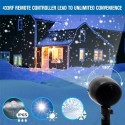 Mini Projection Light Holiday Snowfall Spotlight