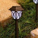 Solar Powered Lawn Lamp Outdoor Garden Waterproof Solar Lights Rechargeable Walkway Landscape Lighting Lamp