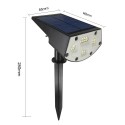 20LED Solar Powered Lawn Lamp Solar Garden Light Outdoor Lighting for Pathway Garden Yard Lawn Patio