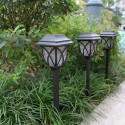 Solar Powered Lawn Lamp Outdoor Garden Waterproof Solar Lights Rechargeable Walkway Landscape Lighting Lamp