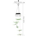 Solar Wind Chimes Butterfly Color Changing Mobile Light