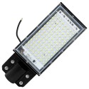 AC180-240V 50W 50LEDs Street Light with Mounting Bracket Wire Connection Street Lamp IP65 Water-resistant Outdoor Secure LEDs Fl