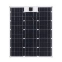 2 PACK 60W DC 5V/18V Flexible Solar Panel with 2 USB Interface and Car Charge 50A Solar Charge Controller Off-grid Batterys-Char