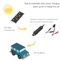 DC 5V/18V Dual Output 20W Solar Panel with 2 USB Ports &amp; Car Charge IP65 Water Resistance 12V/24V Solar Charge Controller PW