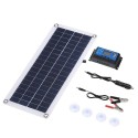 DC 5V/18V Dual Output 20W Solar Panel with 2 USB Ports &amp; Car Charge IP65 Water Resistance 12V/24V Solar Charge Controller PW