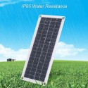 DC 5V/18V Dual Output 20W Solar Panel with 2 USB Ports &amp; Car Charge IP65 Water Resistance 12V/24V Solar Charge Controller PW