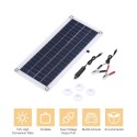 DC 5V/18V Dual Output 20W Solar Panel with 2 USB Ports &amp; Car Charge IP65 Water Resistance 12V/24V Solar Charge Controller PW