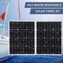 100W D C 9V/18V Flexible Solar Panel with 50A L-ED Display Controller Kit Set with USB/ Type C Interface &amp; Car C-harger 10/2