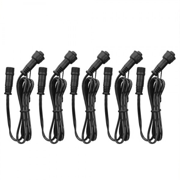 5 Pack 1M/ 3.3Ft 2Pin Tomshine Extension Cable Wire with Male and Female Connectors