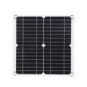 20W D C 9V/18V Flexible Solar Panel with 50A L-ED Display Controller Kit Set with USB/ Type C Interface &amp; Car C-harger 10/20