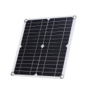 20W D C 9V/18V Flexible Solar Panel with 50A L-ED Display Controller Kit Set with USB/ Type C Interface &amp; Car C-harger 10/20