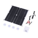 20W D C 9V/18V Flexible Solar Panel with 50A L-ED Display Controller Kit Set with USB/ Type C Interface &amp; Car C-harger 10/20