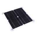 20W D C 9V/18V Flexible Solar Panel with 50A L-ED Display Controller Kit Set with USB/ Type C Interface &amp; Car C-harger 10/20