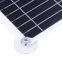 20W D C 9V/18V Flexible Solar Panel with 50A L-ED Display Controller Kit Set with USB/ Type C Interface &amp; Car C-harger 10/20