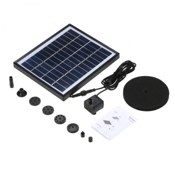 DC12V 5W 400L/H Work Automatically Garden-Style Landscape Water Floating Solar Fountain Pump