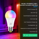 100-264 V 7W Wirelessly WIFI+ BT Connected Connection LEDs Bulb