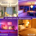 10W Smart Light Bulb Wi-Fi LEDs Bulbs 2700K-6500K RGBW E27 Voice Control Timer for Home Party Decor