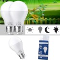 2PCS E27 7W LED Light Bulb with Motion Sensor Smart Light Radar Sensor