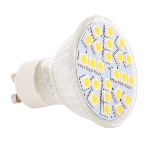 24 SMD 5050 LED Light Lamp Bulb Spotlight 5W GU10 220V-240V Energy-saving Warm White