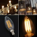 6 Packs 4W LED Light Bulb E14 LED Bulbs Warm White 2700K Vintage Style LED Lamp