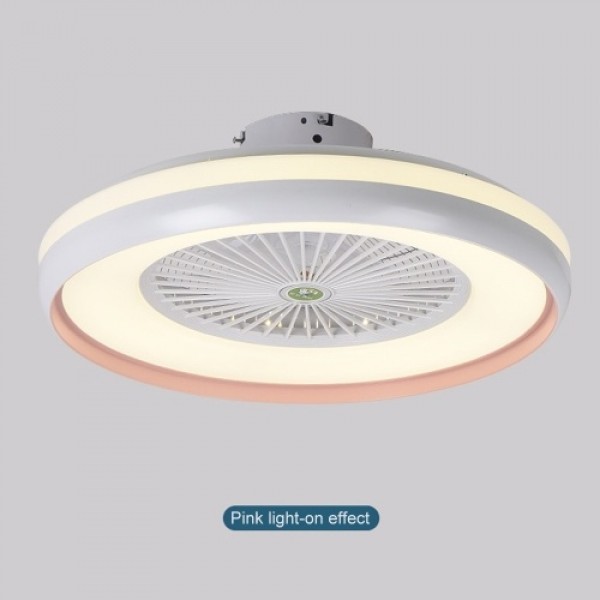 Ceiling Fan with Lighting LED Light Stepless Dimming Adjustable Wind Speed Remote Control Without Battery Modern LED Ceiling Lig